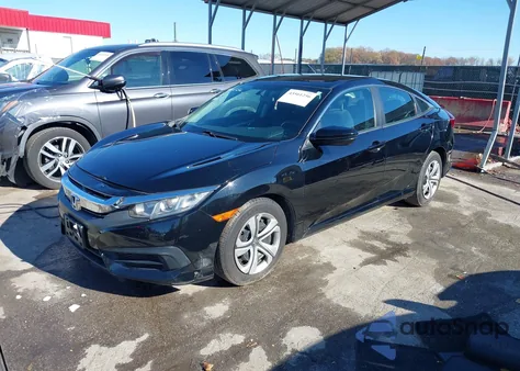 2018 Honda Civic Lx from USA, damaged, VIN 2HGFC2F54JH545956